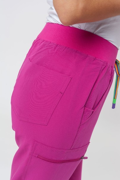 Spodnie medyczne damskie Uniforms World 518GTK™ Avant Phillip On-Shift malinowe-3