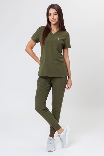 Bluza medyczna damska Uniforms World 518GTK™ Phillip On-Shift oliwkowa-5