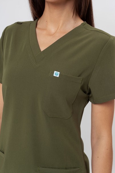 Bluza medyczna damska Uniforms World 518GTK™ Phillip On-Shift oliwkowa-2