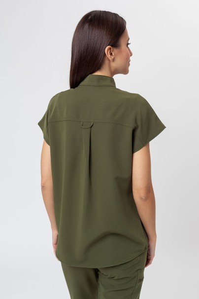 Bluza medyczna damska Uniforms World 518GTK™ Avant On-Shift oliwkowa-2
