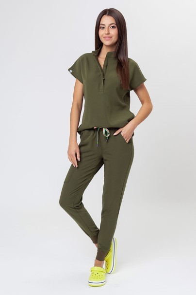 Bluza medyczna damska Uniforms World 518GTK™ Avant On-Shift oliwkowa-7