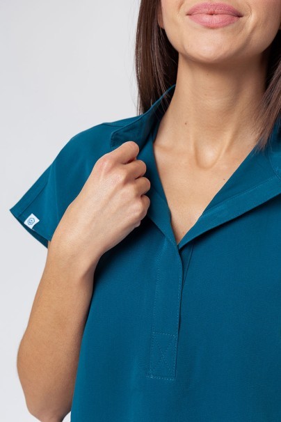 Bluza medyczna damska Uniforms World 518GTK™ Avant karaibski błękit-3