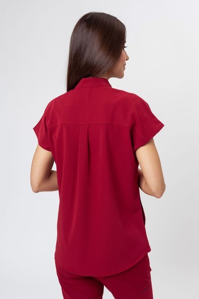 Bluza medyczna damska Uniforms World 518GTK™ Avant burgundowa-2