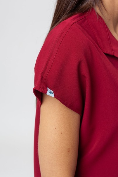 Bluza medyczna damska Uniforms World 518GTK™ Avant burgundowa-5