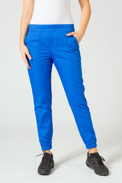 Komplet medyczny damski Sunrise Uniforms Basic Jogger (bluza Light, spodnie Easy) królewski granat-6