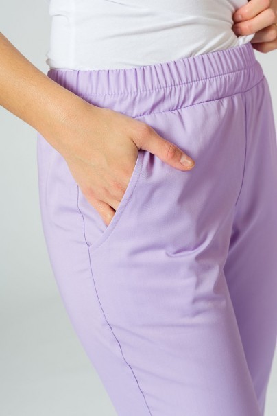 Spodnie medyczne damskie Sunrise Uniforms Easy jogger lawendowe-2