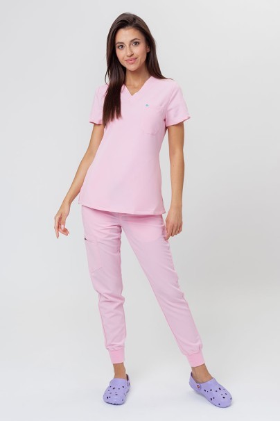 Bluza medyczna damska Uniforms World 518GTK™ Phillip różowa-4