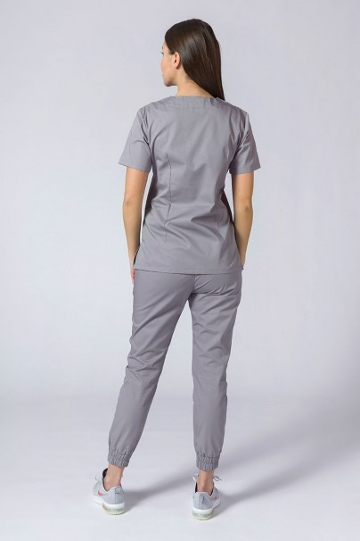 Spodnie medyczne damskie Sunrise Uniforms Easy jogger szare-3