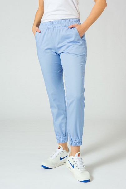 Komplet medyczny Sunrise Uniforms Basic Jogger niebieski (ze spodniami Easy)-6