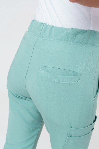 Spodnie medyczne damskie Sunrise Uniforms Premium Chill jogger aqua-4