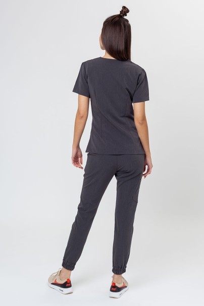 Bluza medyczna damska Sunrise Uniforms Premium Joy szary melanż-6