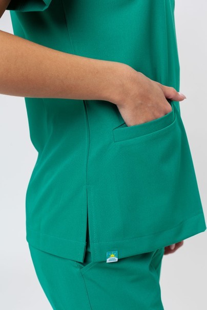 Bluza medyczna damska Sunrise Uniforms Premium Joy zielona-3