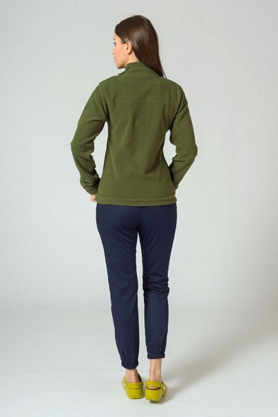 Bluza polarowa damska Malfini Fleece Jacket butelkowa zieleń-2