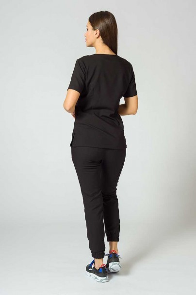 Bluza medyczna damska Sunrise Uniforms Premium Joy czarna-2