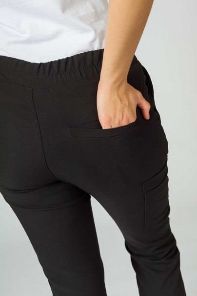 Spodnie medyczne damskie Sunrise Uniforms Premium Chill jogger czarne-4
