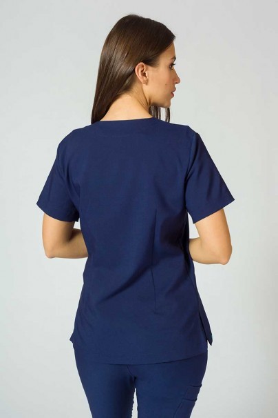 Bluza medyczna Sunrise Uniforms Premium Joy ciemny granat-2
