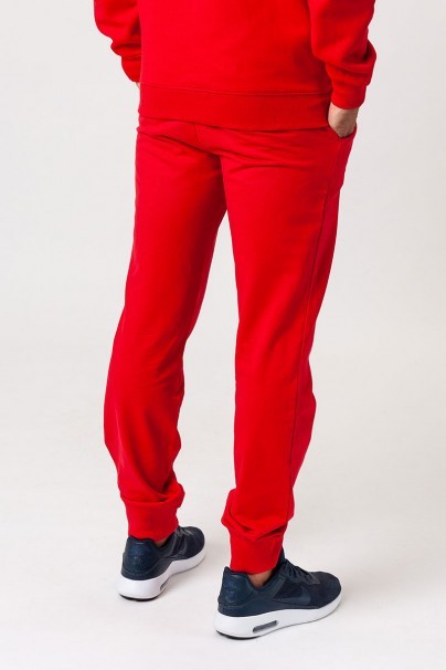 Spodnie męskie dresowe Malfini Rest czerwone-2