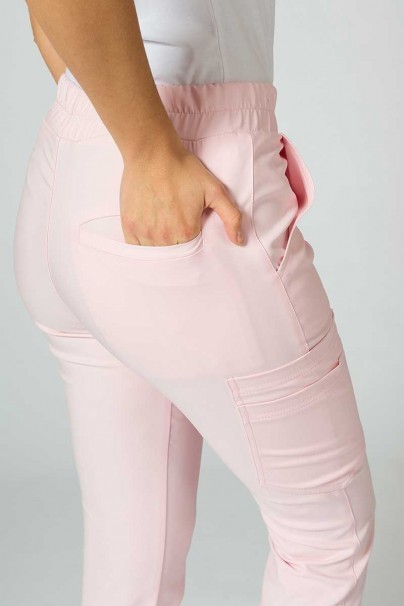 Spodnie medyczne damskie Sunrise Uniforms Premium Chill jogger pastelowy róż-7
