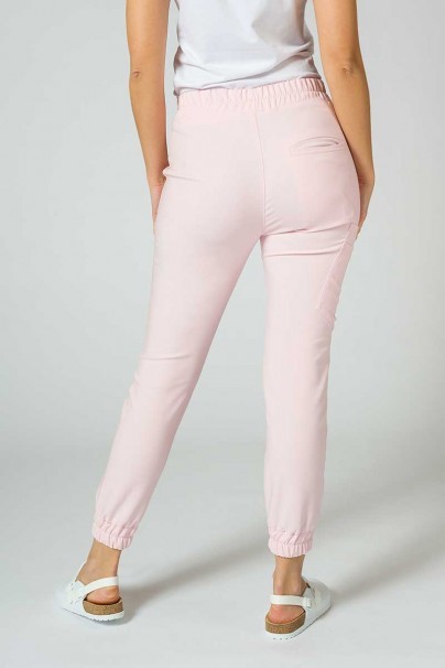Spodnie medyczne damskie Sunrise Uniforms Premium Chill jogger pastelowy róż-1