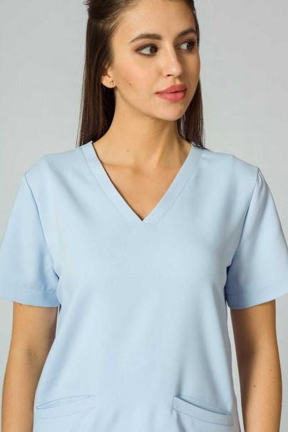 Bluza medyczna damska Sunrise Uniforms Premium Joy błękitna-6