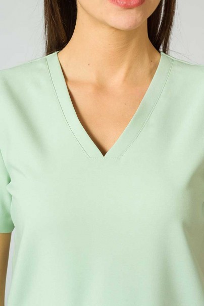 Bluza medyczna damska Sunrise Uniforms Premium Joy pistacjowa-2