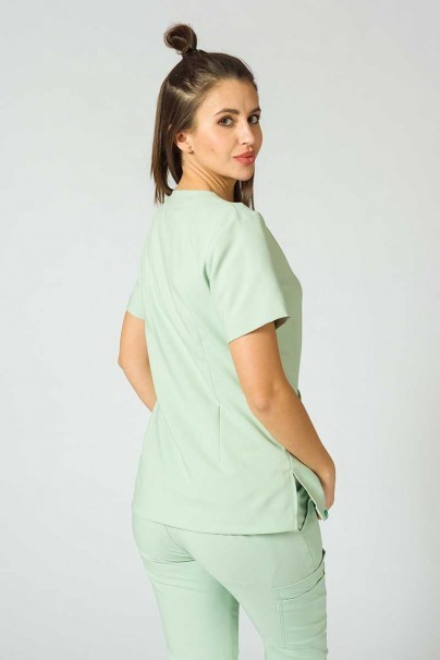 Bluza medyczna damska Sunrise Uniforms Premium Joy pistacjowa-1