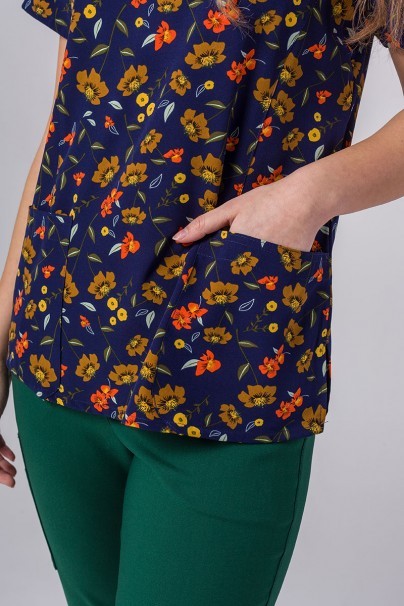 Kolorowa bluza damska Maevn Prints szepty kwiatów-5
