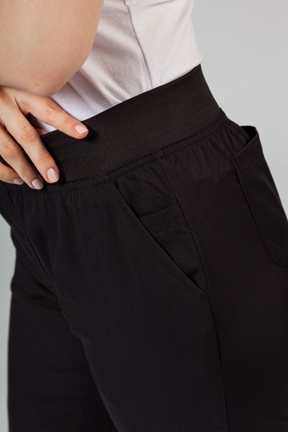 Spodnie damskie Adar Uniforms Leg Yoga czarne-5