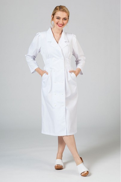 Sukienka medyczna damska Adar Uniforms Midriff biała-2