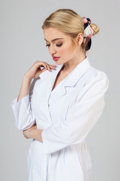 Sukienka medyczna damska Adar Uniforms Midriff biała-3