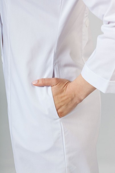 Sukienka medyczna damska Adar Uniforms Collar biała-8