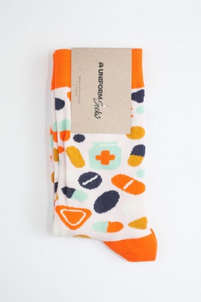 Kolorowe skarpetki Take Your Meds - UniformSocks-3