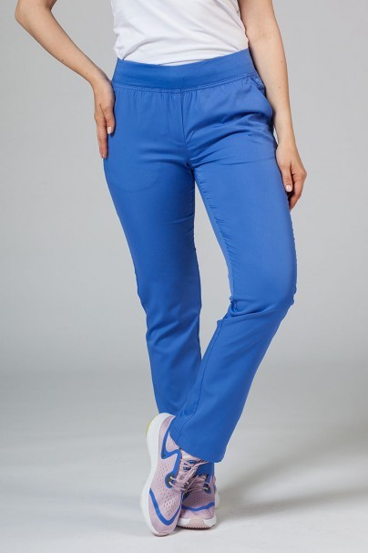 Komplet medyczny Adar Uniforms Yoga klasyczny błękit (z bluzą Modern - elastic)-7