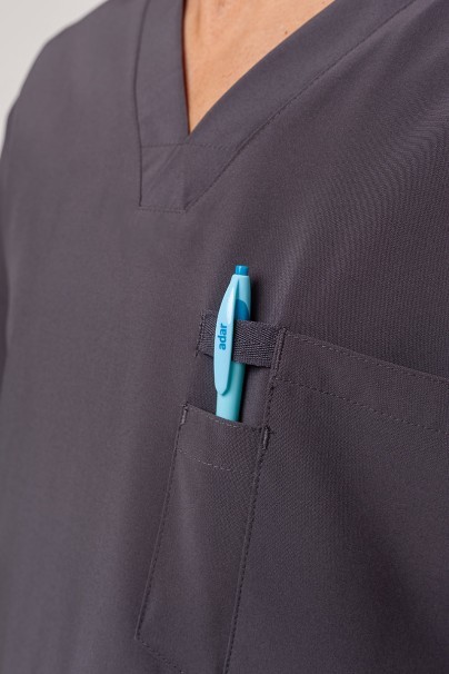 Bluza medyczna męska Dickies EDS Essentials V-neck Men szara-3