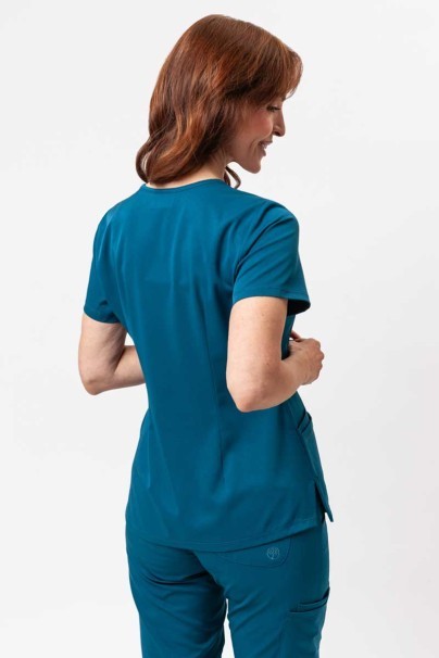 Bluza medyczna damska Healing Hands Monica V-neck karaibska-2