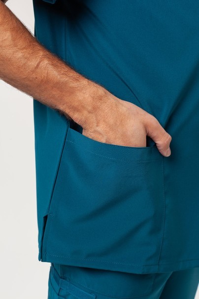 Bluza medyczna męska Dickies EDS Essentials V-neck Men karaibski błękit-5