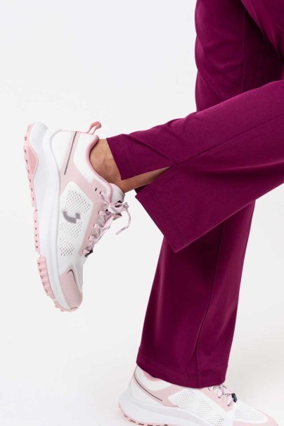 Spodnie medyczne damskie Healing Hands Rebecca Flare wiśniowe-6
