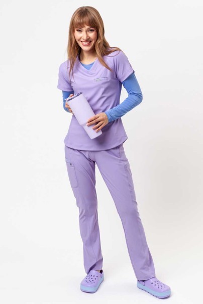 Bluza medyczna damska Maevn Embrace Luna lawendowa-11