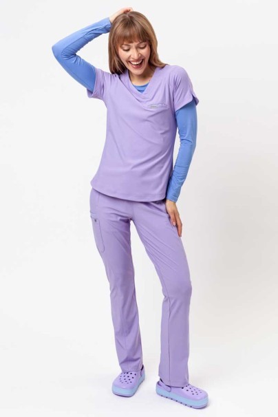 Bluza medyczna damska Maevn Embrace Luna lawendowa-2