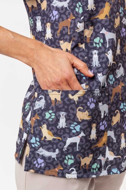 Kolorowa bluza damska Maevn Prints Wild Pets-4