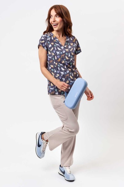 Kolorowa bluza damska Maevn Prints Wild Pets-2