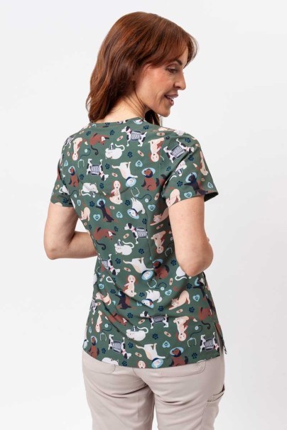 Kolorowa bluza damska Maevn Prints Cuddly Checkup-2