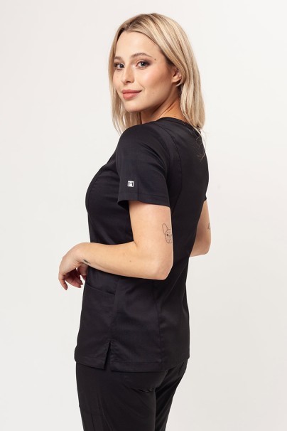 Bluza medyczna damska Maevn Matrix Double V-neck czarna-2