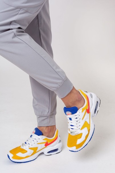 Spodnie medyczne damskie Maevn Momentum Jogger popielate-3