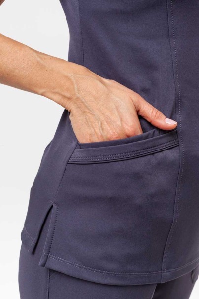 Bluza medyczna damska Healing Hands Madison szara-4