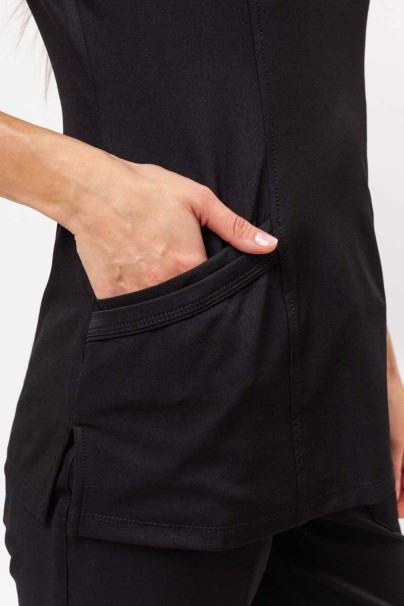 Bluza medyczna damska Healing Hands Madison czarna-4