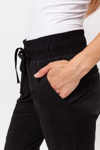 Spodnie medyczne damskie Healing Hands Renee jogger czarne-4