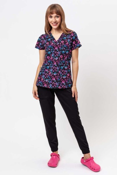 Kolorowa bluza damska Maevn Prints Ombre Paws-2