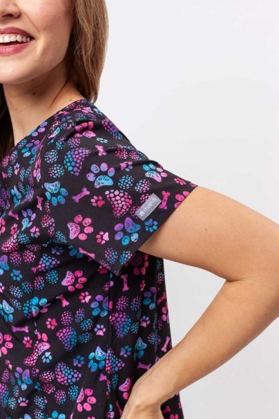 Kolorowa bluza damska Maevn Prints Ombre Paws-5