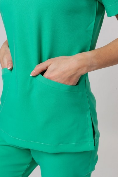 Bluza medyczna damska Sunrise Uniforms Premium Joy jasnozielona-3